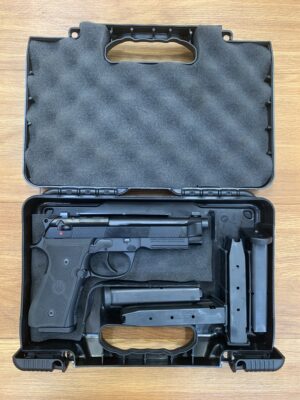 USED CONSIGNMENT BERETTA 92X - 9X19MM 10 SHOT 125MM - 5X MAGS - CASED