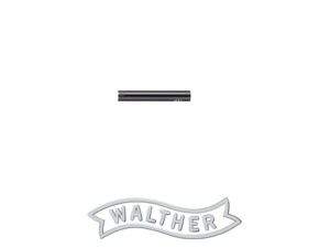 Walther LP400/LP500 Compressed Air Cylinders COMPACT Aluminium Cylinder 200 Bar Black 91 ccm 190 g with pressure gauge (Suits AP20)
