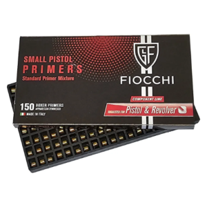 FIOCCHI SMALL PISTOL PRIMERS (150 PACK)