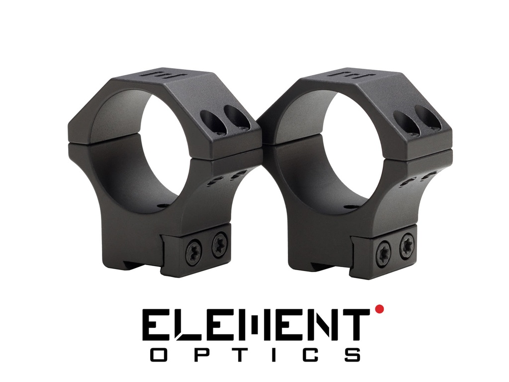 Element Optics XT Mounts Dovetail HIGH - 1 INCH