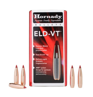 HORNADY 6.5MM .264 100GR ELD-VT PROJECTILE