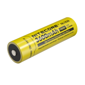 NITECORE 18650 Li-ion Battery, 3.6V 3600mAh