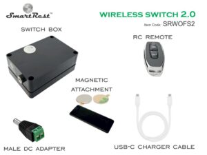 SMARTREST Wireless Switch 2.0 - Remote controlled On / Off Switch